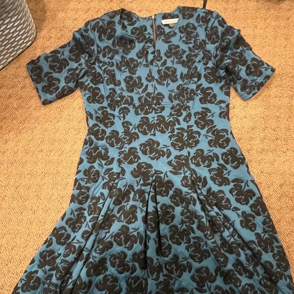 Danny Nicole Dress Blue/Black Floral Dress - Picture 2 of 4